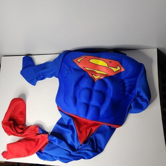 Rubies Superman Classic Muscle Chest DC Comics Superhero Costume Small 3-4 Year - Picture 5 of 6